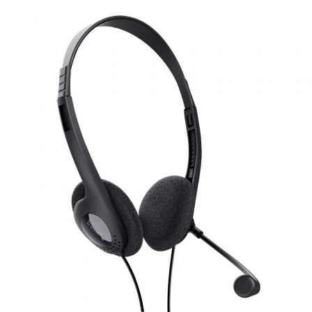 Trust 24659 Auriculares Chat Headset con Micrófono Jack 3,5 Negros Trust 24659 Auriculares Chat Headset con Micrófono Jack 3,5 Negros